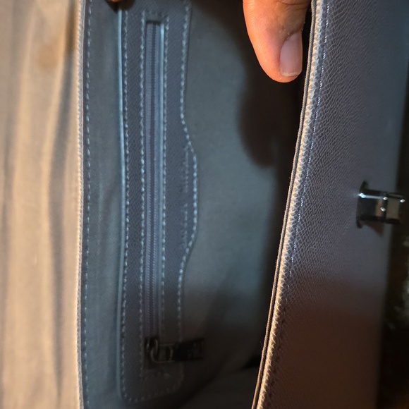 Badgley Mischka Gray Mini Bag with Black Accents - Picture 5 of 9